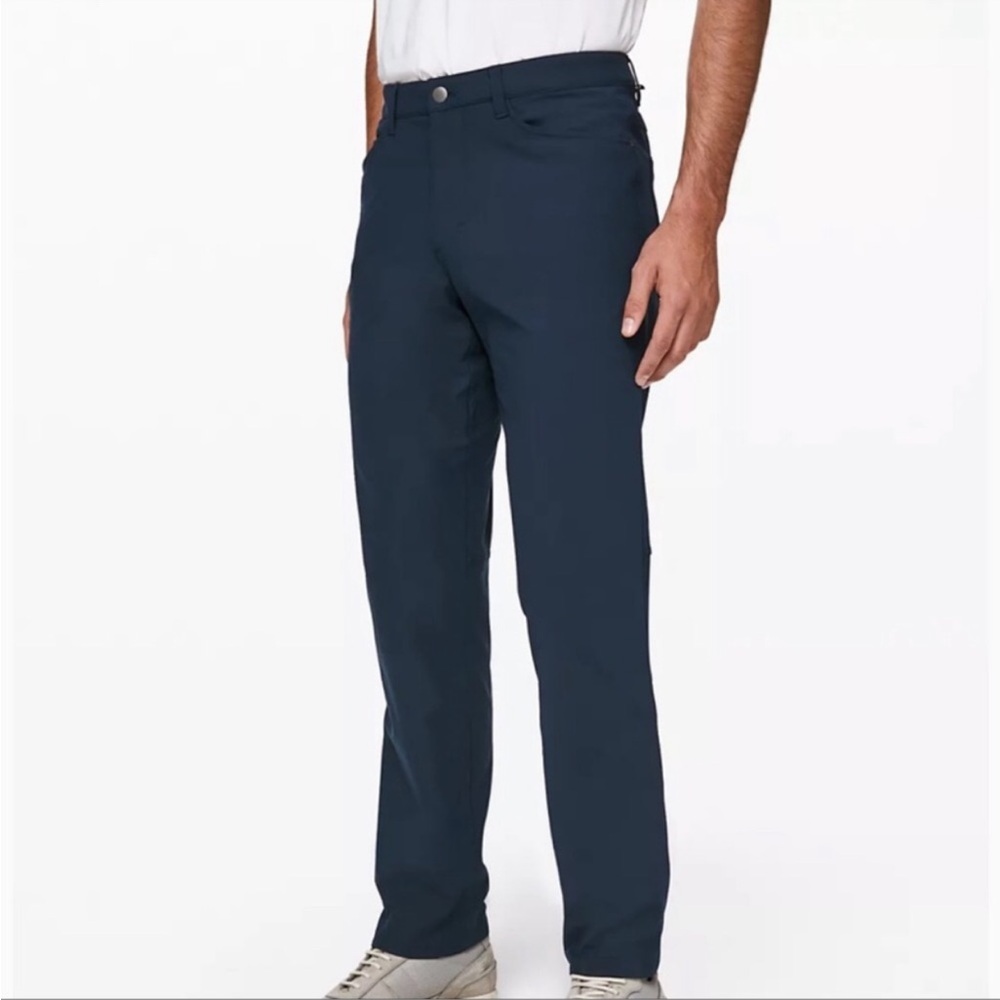 Lululemon Mens ABC Pant Navy Blue Size 34 30